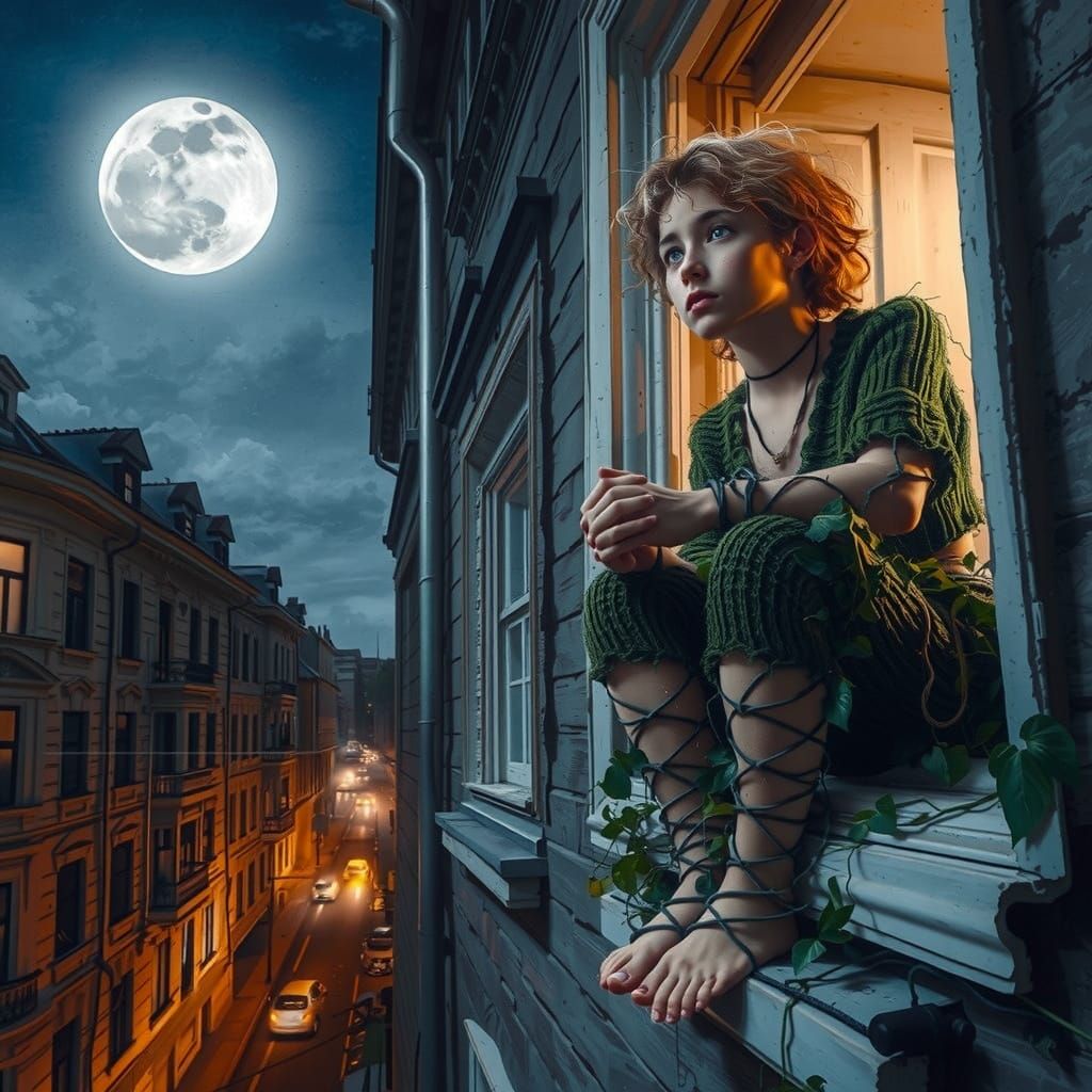 Stoic Portrait of Peter in Digital Painting Style