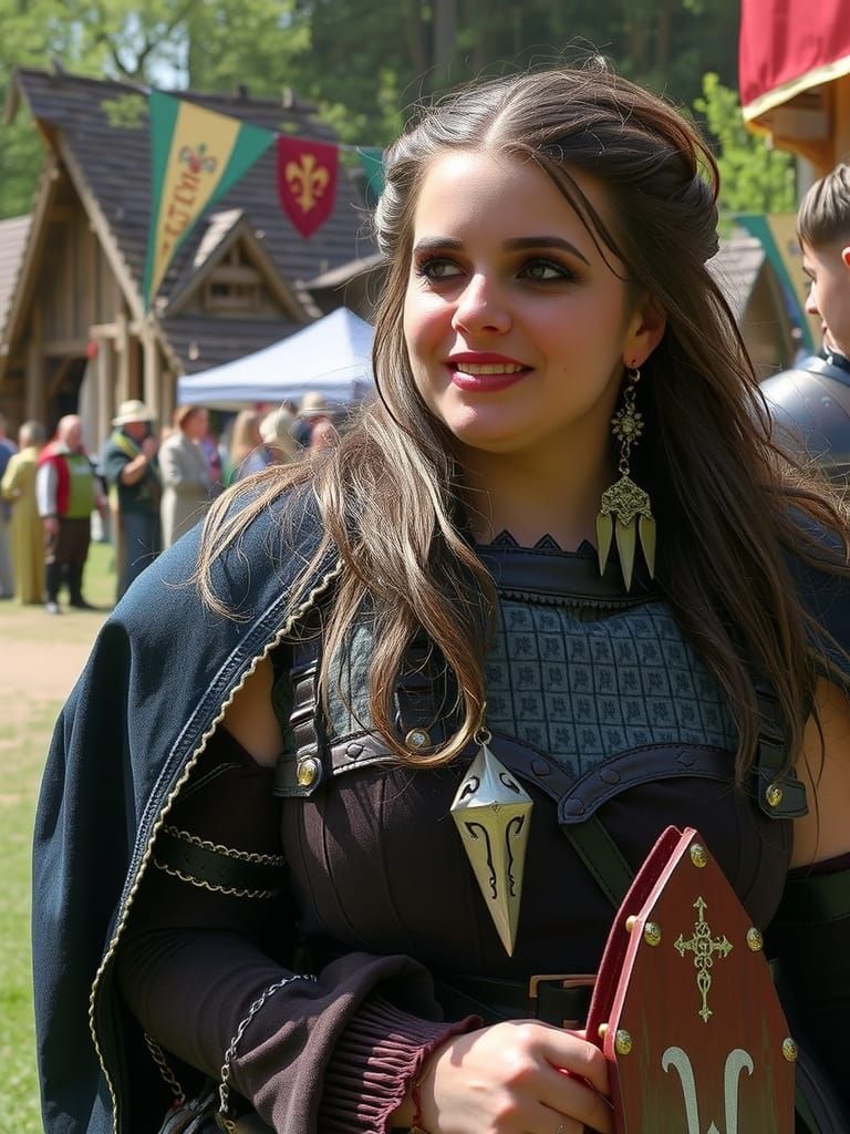 Medieval Fantasy Gathering in Earthy Tones