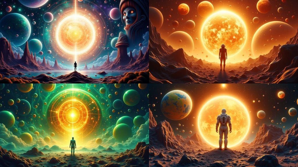 A Man-Made Sun Illuminates a Hollow Void, Bringing Life to a...