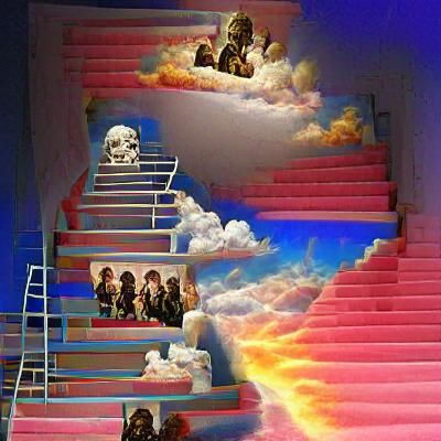 Stairway to Heaven: A Surreal AI Dreamscape