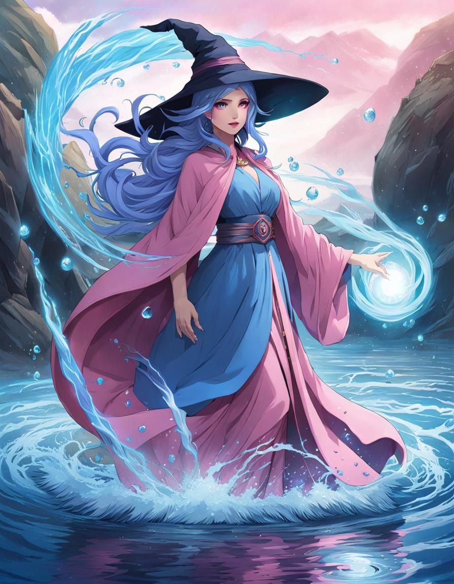 Elden Ring Inspired Water Witch with Magic