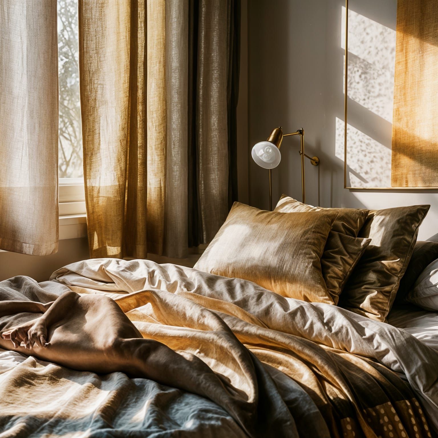 Simple AI-Generated Bedroom Interior