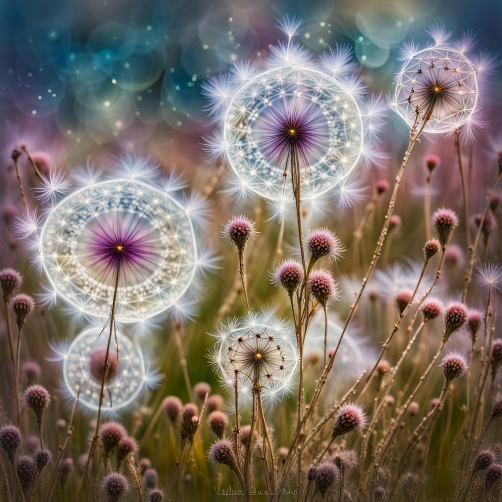 Ethereal Nymphs Dancing with Magic Kites