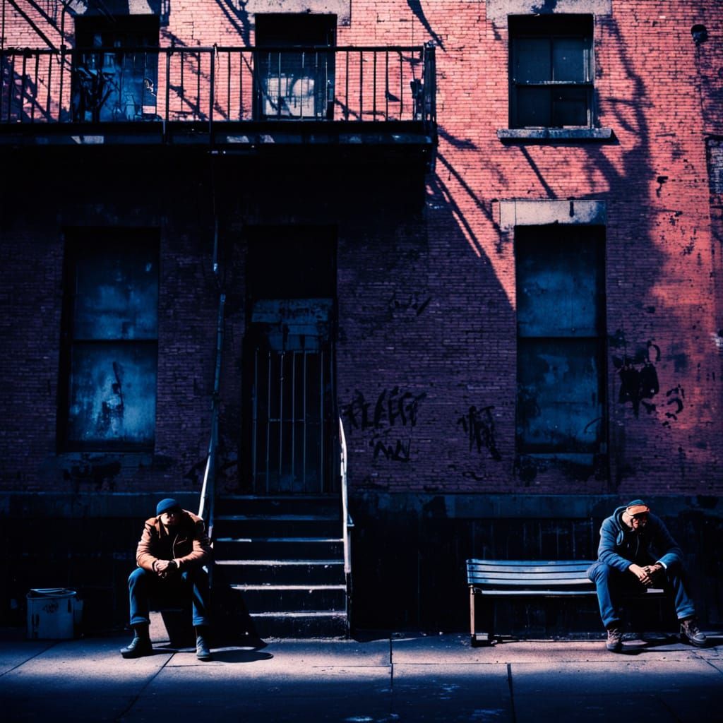 A Couple Faced with Shadow Man's Ominous Presence in 1980s N...