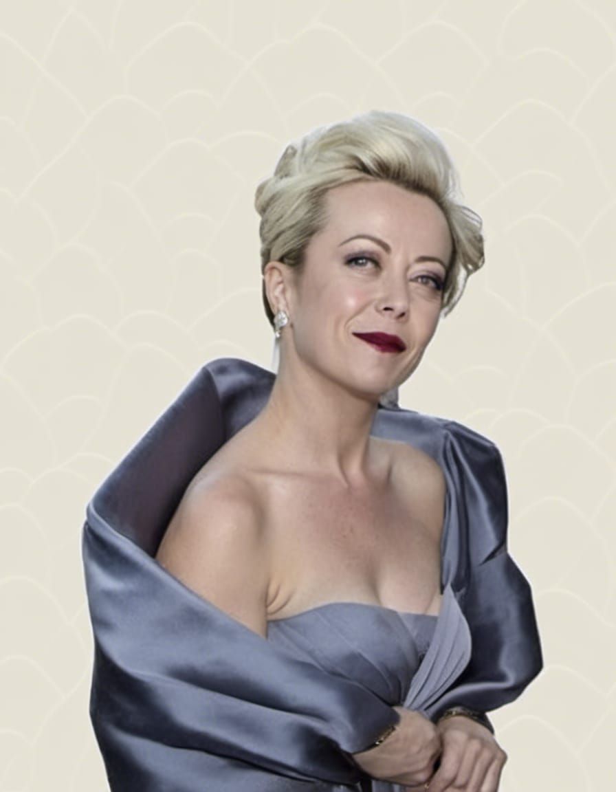 Vintage Hollywood Glamour in Art Deco Style