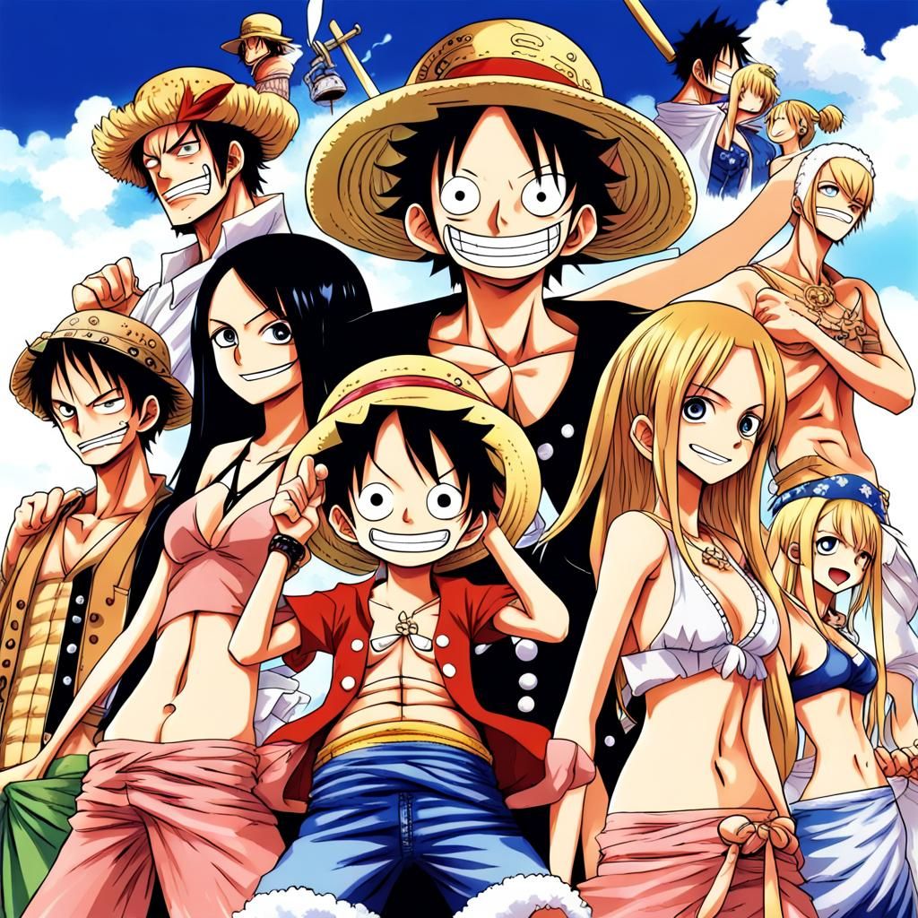 One Piece Anime Key Visual Art