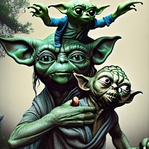 Yoda Piggyback Ride V2