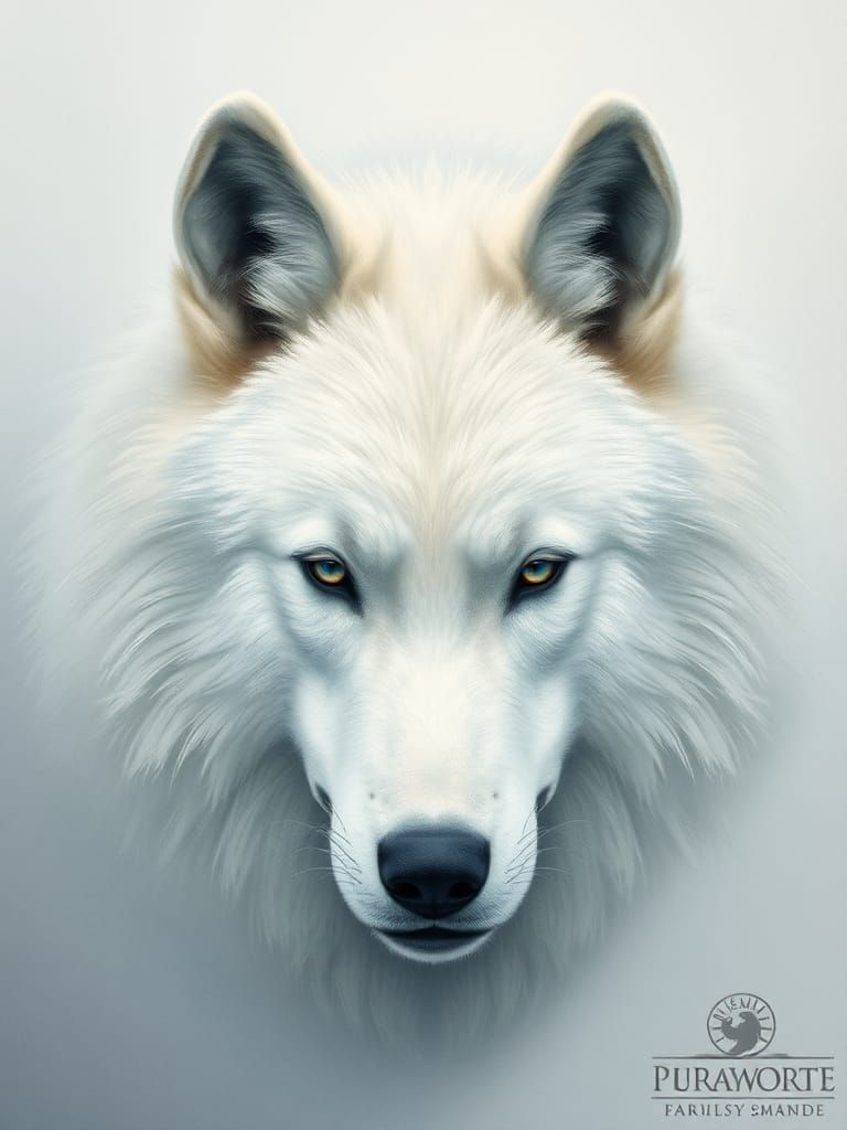 Fairytale Wolf of Enchanting Beauty