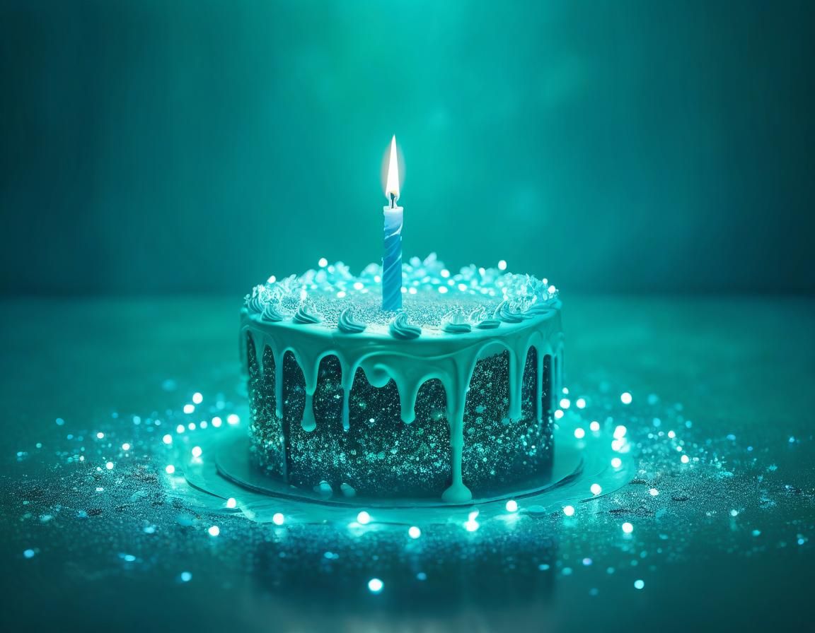 Gothic Happy Birthday Card in Ethereal Style