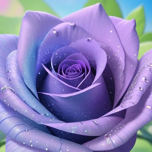 Hyper-Realistic 3D Rose with Cute Puppy