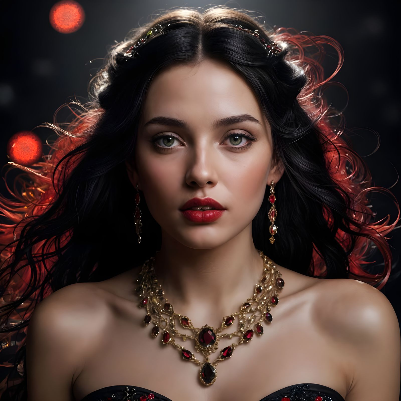 Hyper-Realistic Scene in Chiaroscuro