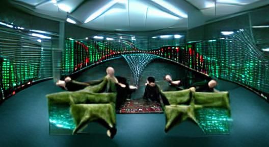 Star Trek Bridge Meets the Matrix