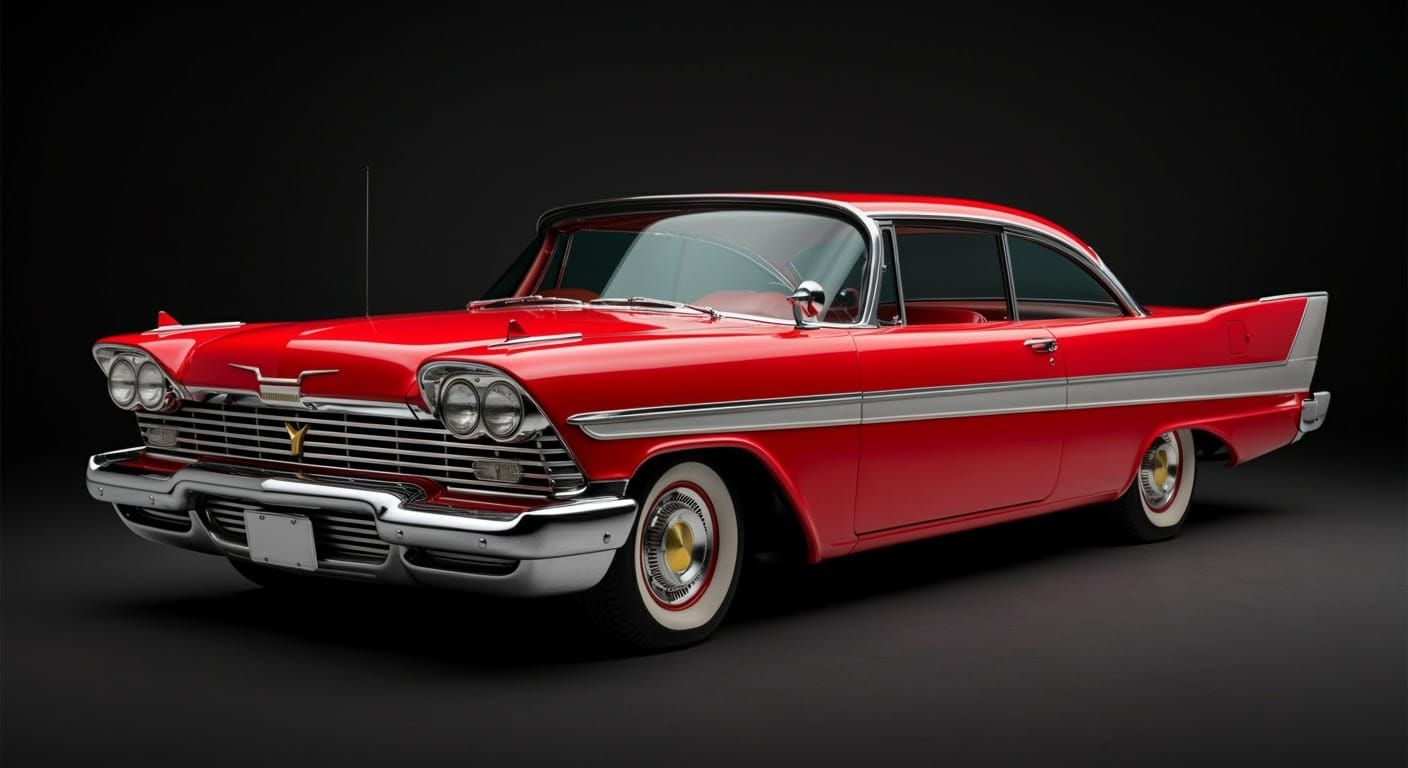 1958 Red Plymouth Fury Coupé