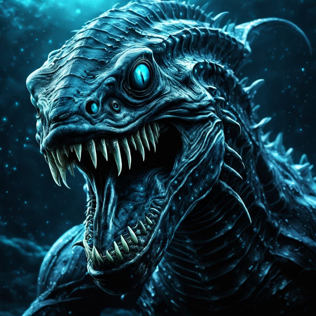 Sci-Fi Gargantuan Leviathan Stares Into Your Soul