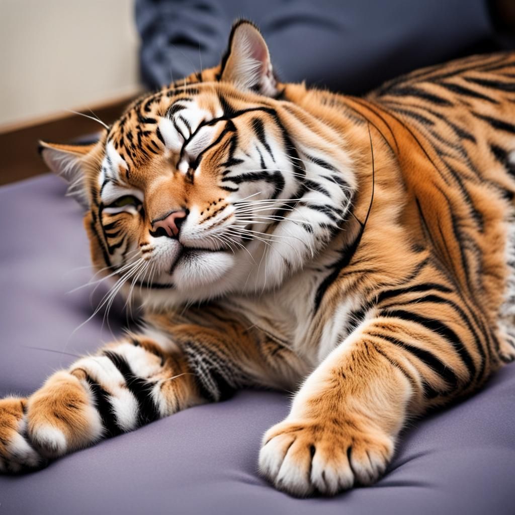 Cat's Wild Dream: Tiger Fantasy