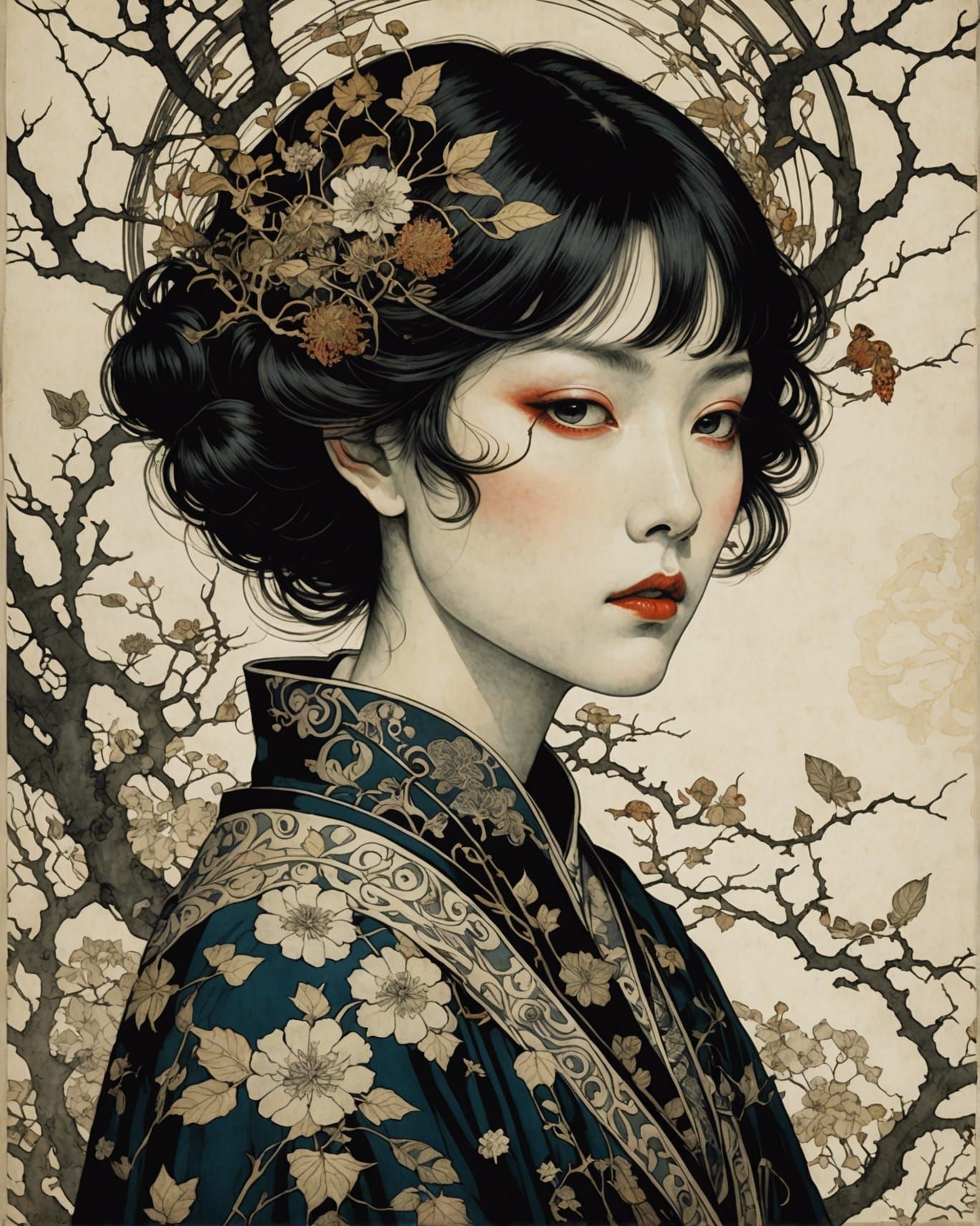 Ominous Vintage Bio Art Experimentation