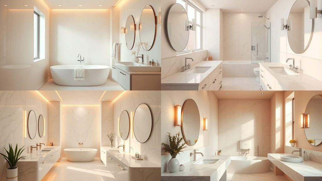 Bathroom Sanctuary in Soft Hues
