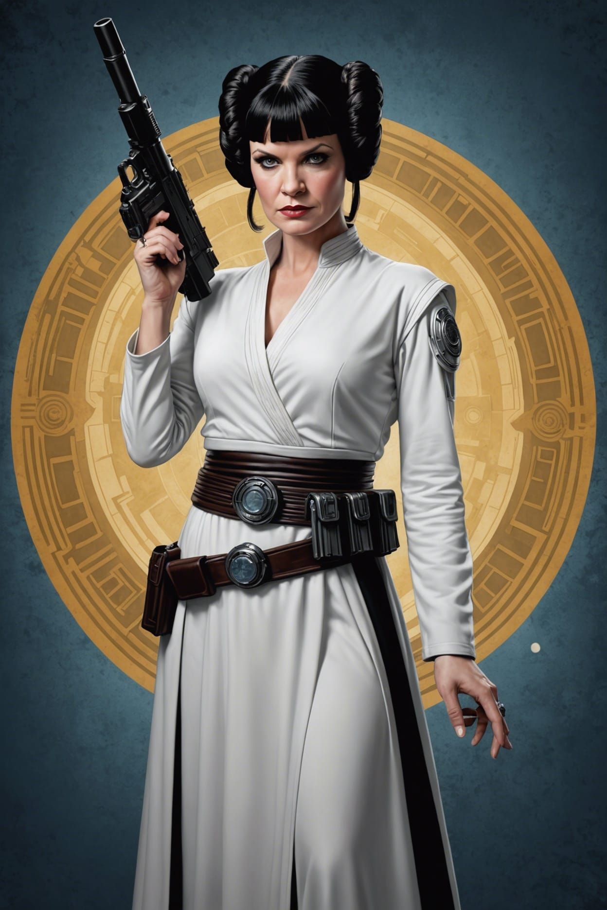 Pauley Perrette as Abby Sciuto as Princess Leia