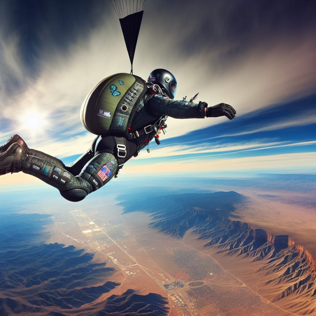 Daredevil Breaks Sound Barrier Skydiving