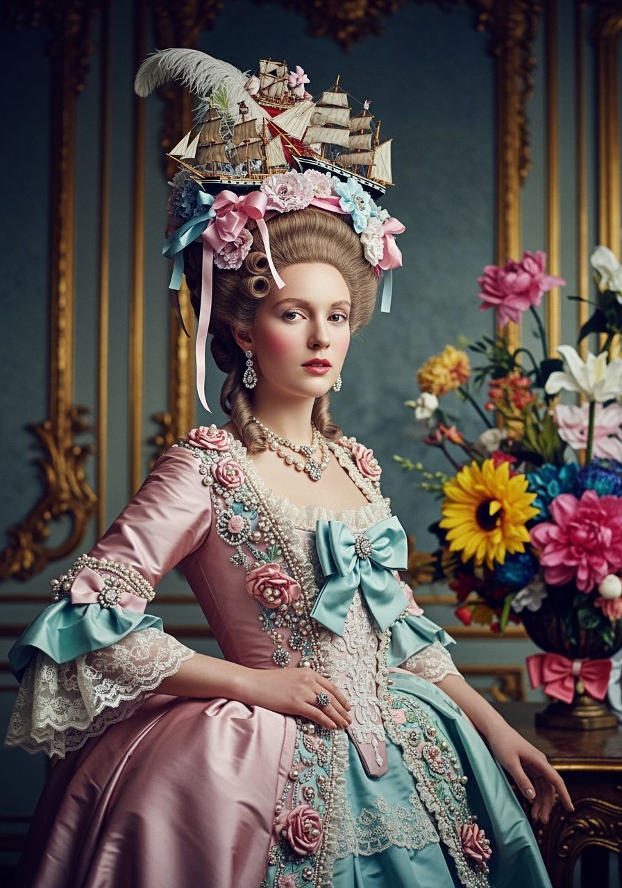 Marie Antoinette in Modern Avant-Garde Fashion