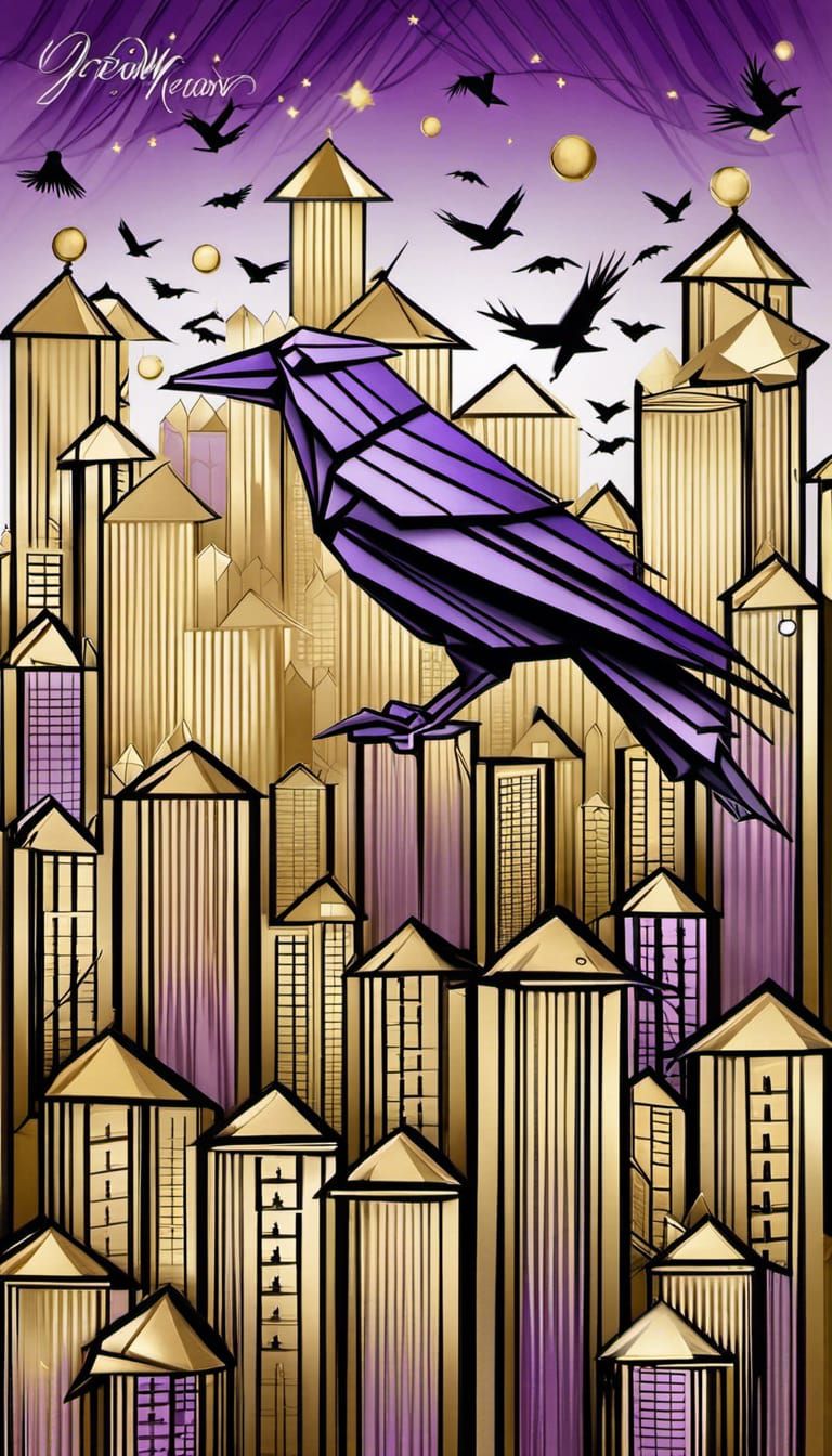 Crow ad Cityscape