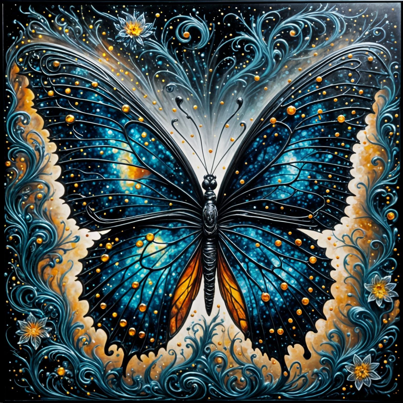 Stained Glass Butterfly