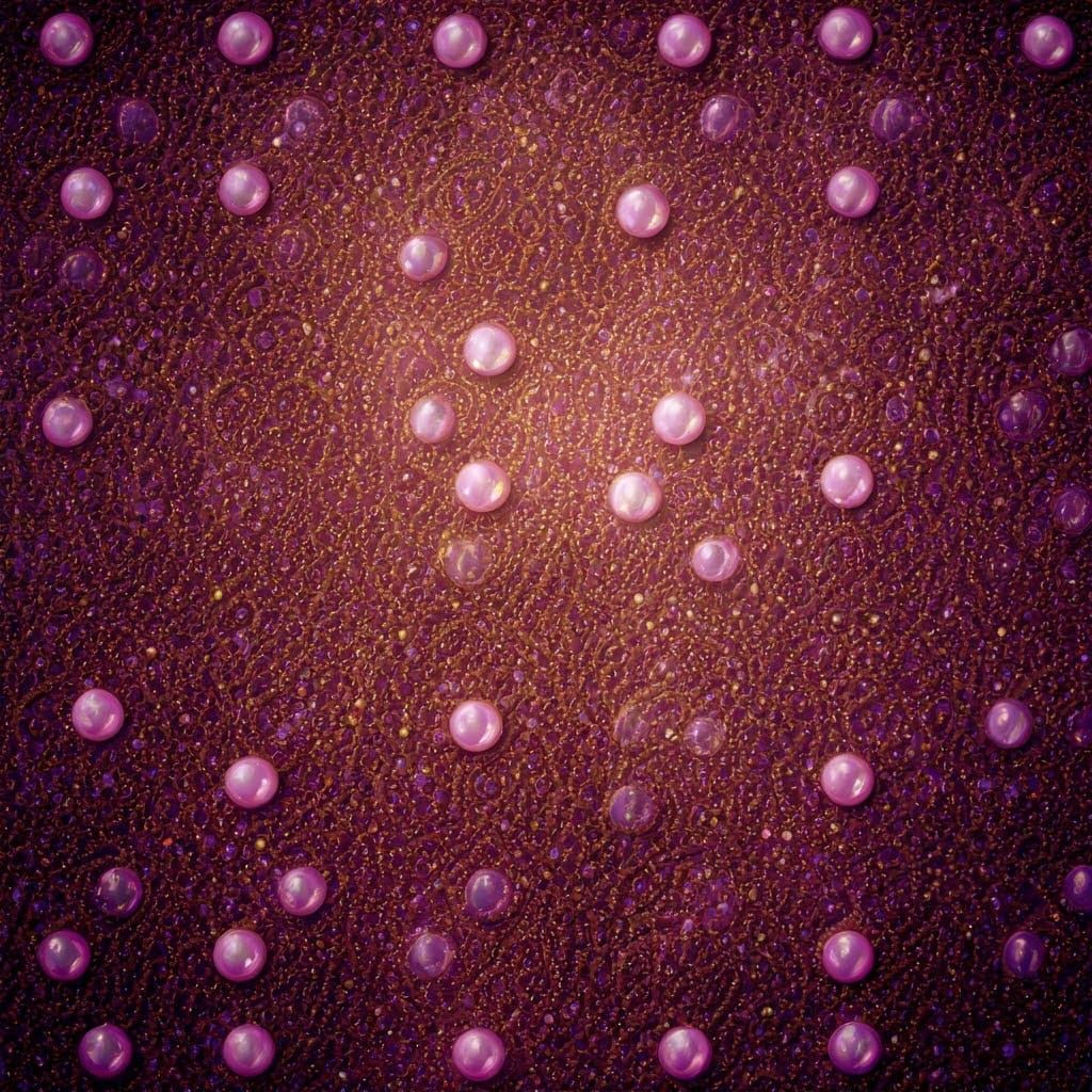 Opulent Pearl Tapestry with Shimmering Accents