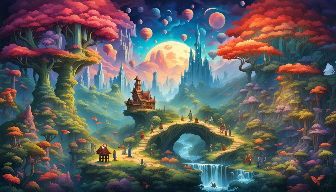 Magical World Symphony in Visionary Style