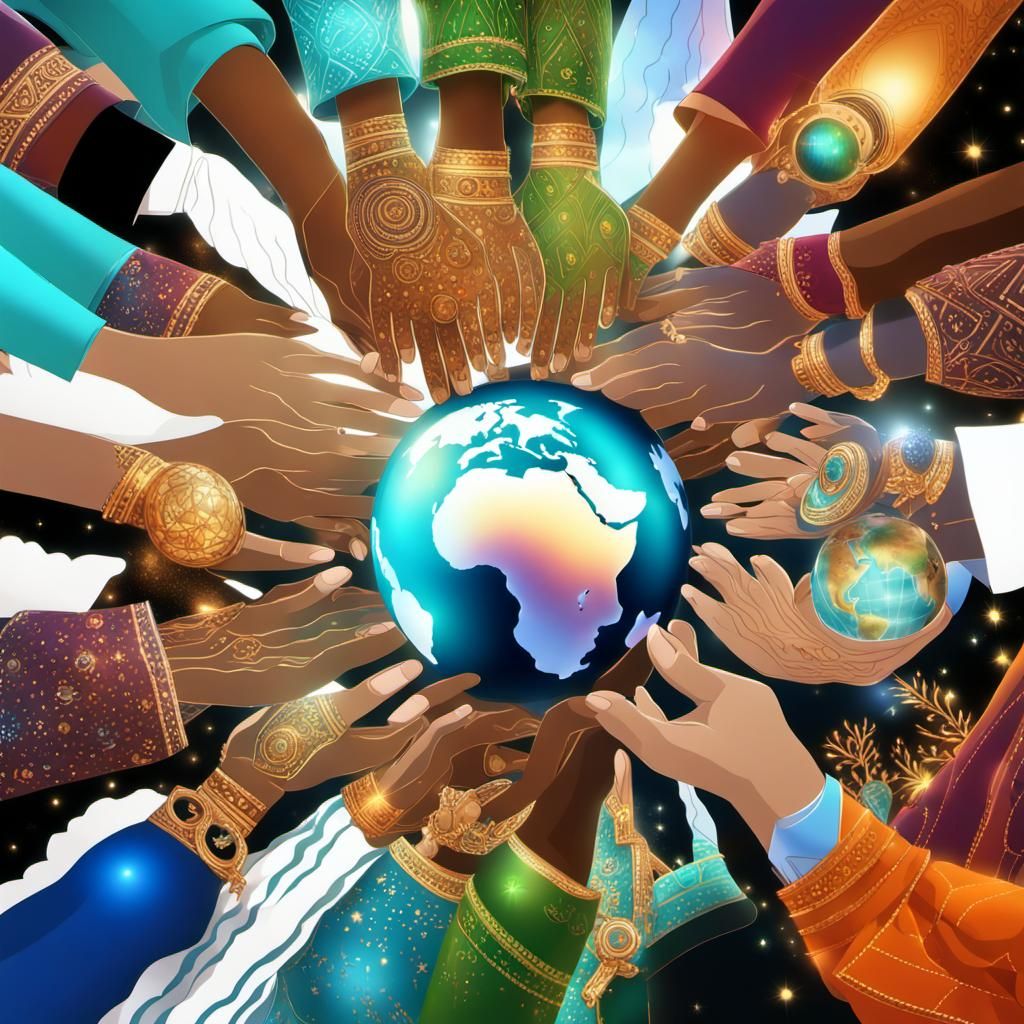 People United Holding Earth in Harmony