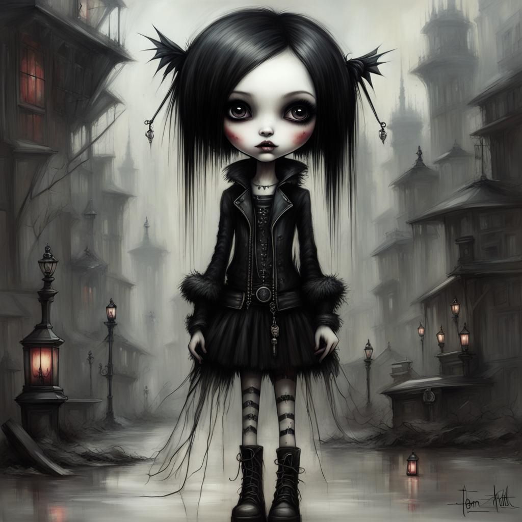 goth punk girl 🥰