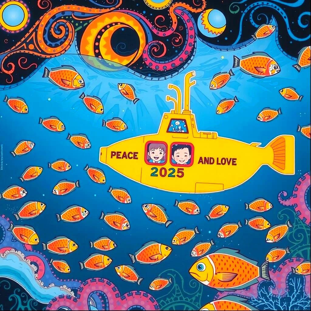 Yellow Submarine: Psychedelic Underwater Adventure