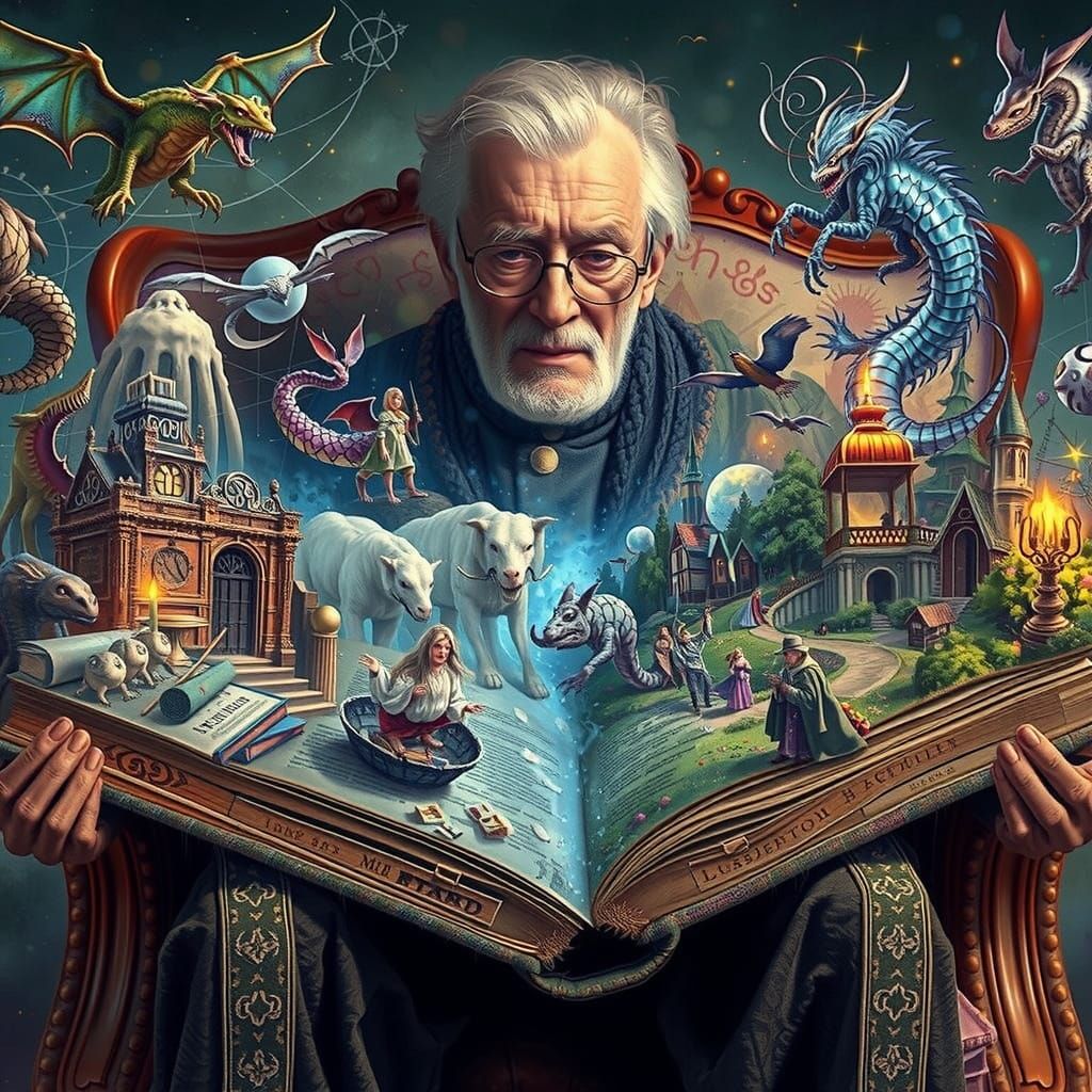A Cozy Scholar Unlocks Whimsical Fantasies from Ancient Tome...