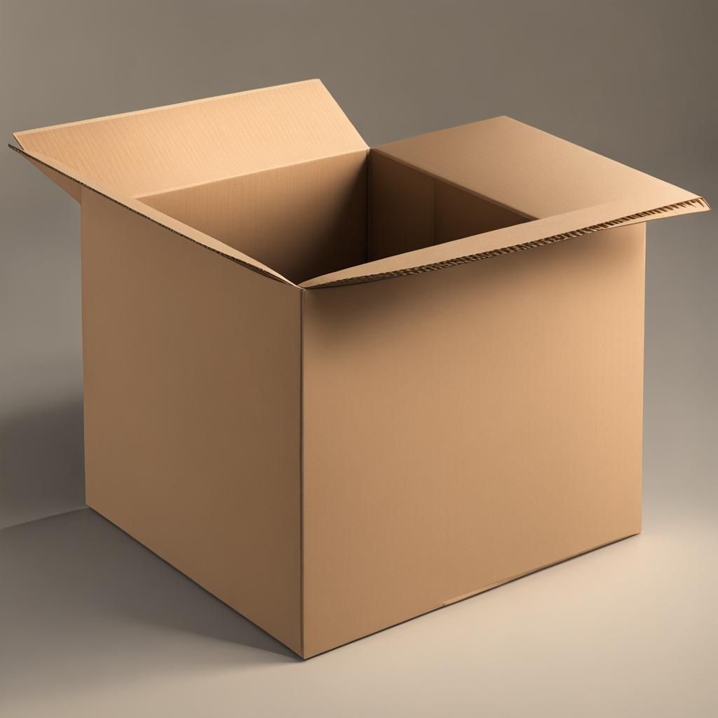 Simple Cardboard Box Image