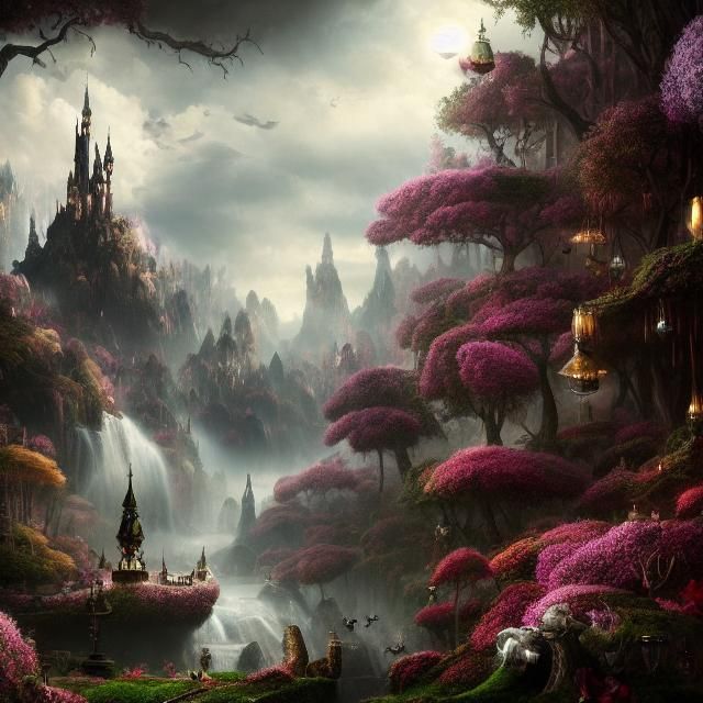 Epic Wonderland: A Cinematic Digital Painting