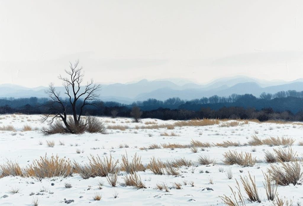 Winterish Fieldscape