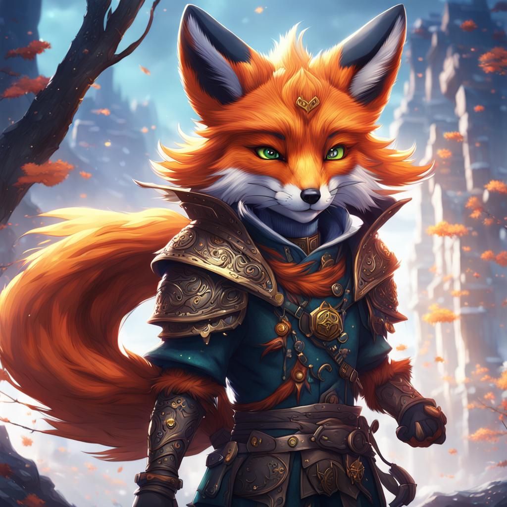 Anime Fox Furry Fantasy Art