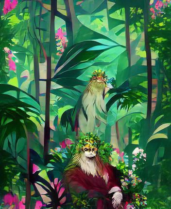 Lion King Ruling Summer Jungle