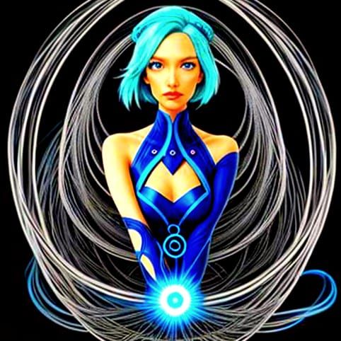 Abstract AI Interpretation of a Spiral