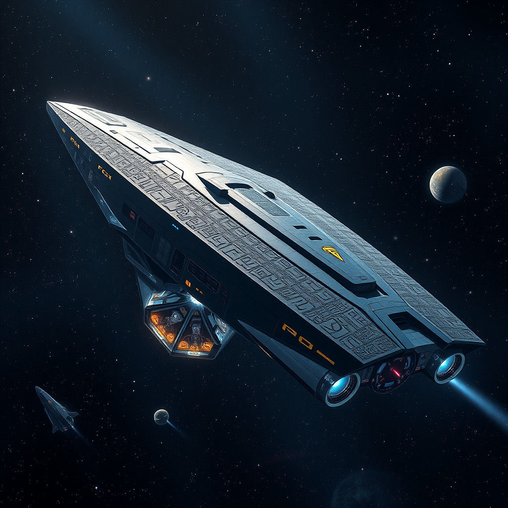 Generation Ship Hurtles Through Star-Studded Space