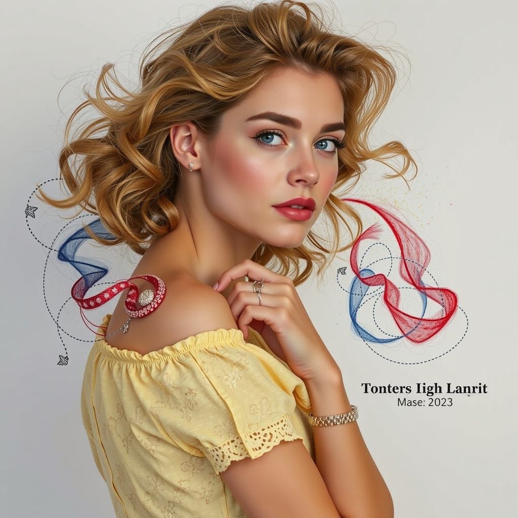 Abstract Swirling Red Forms Twisting and Warping