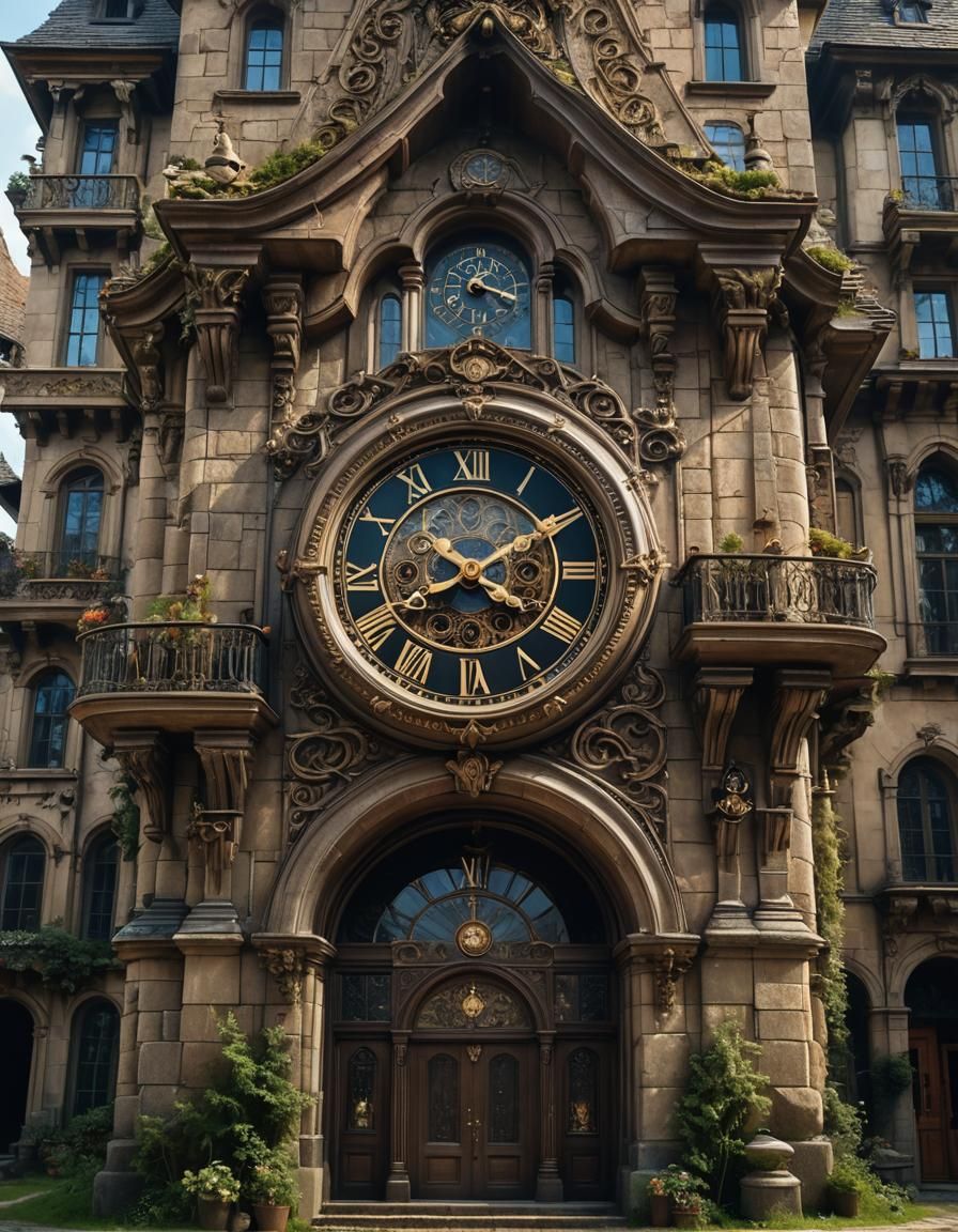 Clock Tower in a Jar: Fairytale Architecture