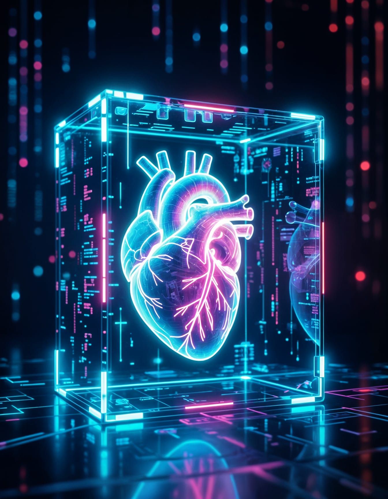 Radiant Soul Chest in Cyber-Fantasy Style