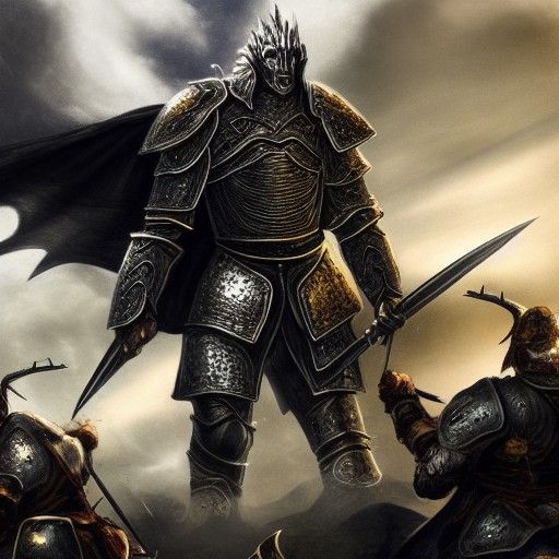 Epic Battle: Isildur vs. Sauron in High Fantasy