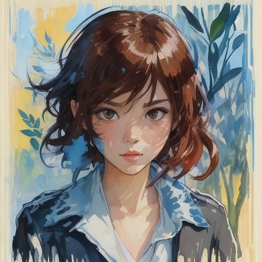 Chibi funny animation girl