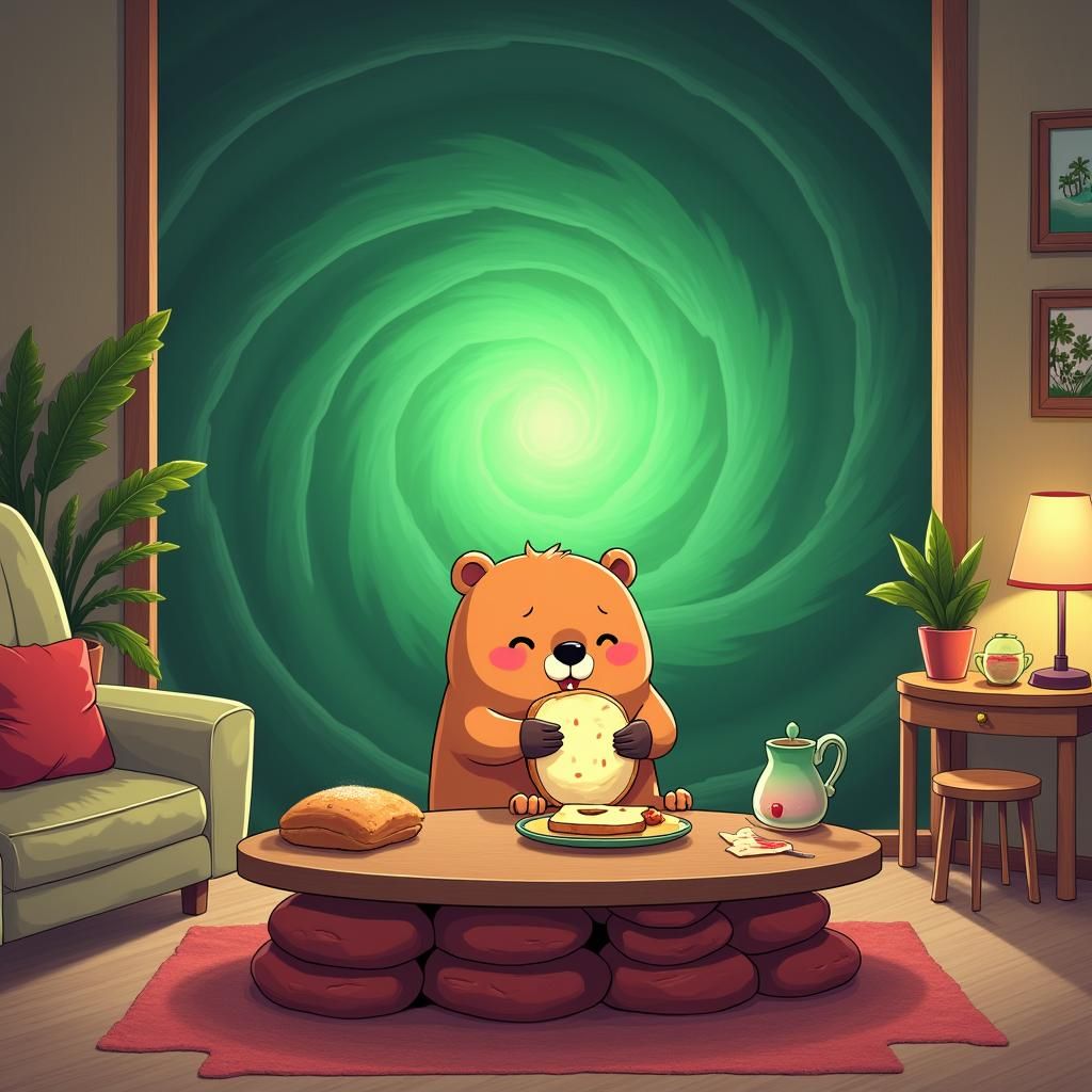 Anime Beaver's Dimensional Snack Break
