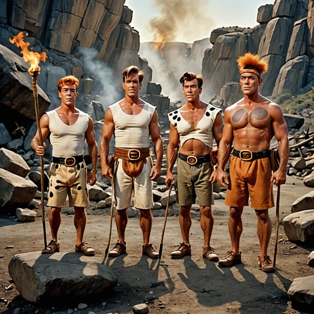 Imagine a scene straight out of a high-budget movie where ac...