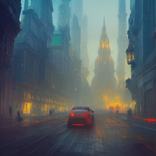 Tiny City in a Jar: Hyperdetailed Concept Art