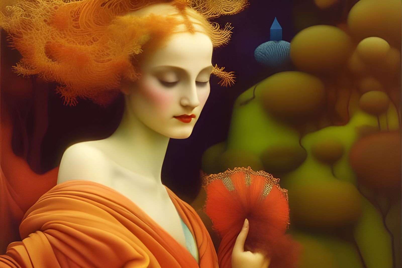 Society Ladies' Coven in Hyperrealistic Photoillustration