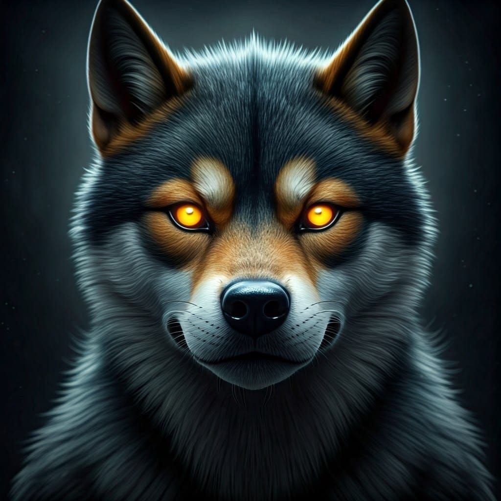 Hypermodernist Michigan Dogman in Futuristic Landscape