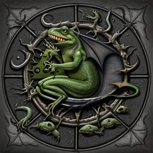 Surreal Alchemical Composition of Animal Parts